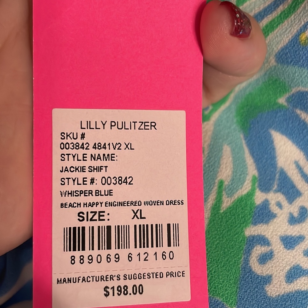 NWT Lilly Pulitzer Jackie Shift Dress XL